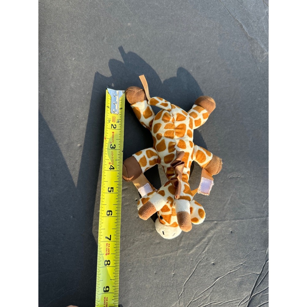 Dr. Browns Lovey Pacifier Holder Plush Giraffe Stuffed Animal Brown Tan Spotted - Picture 7 of 7